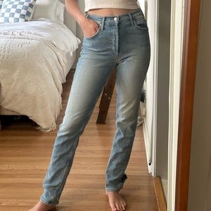 Light Wash Mother Jeans